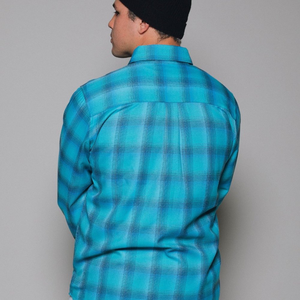 DIXXON Flannel POSEIDON'S KISS Men's Flannel Shirt L Tall - Picture 6 of 9